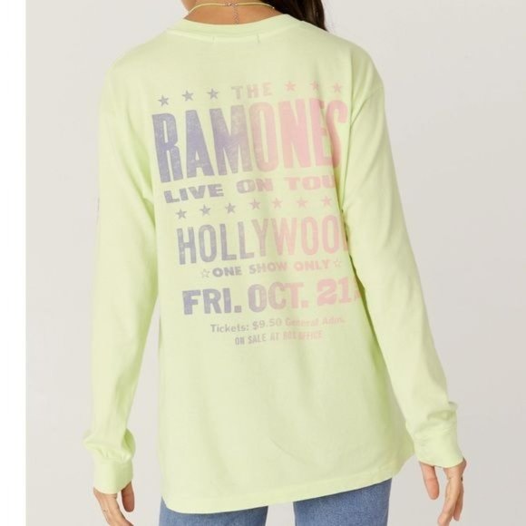 Daydreamer Ramones Hollywood Forever Long Sleeve Tee NWOT - Picture 3 of 9